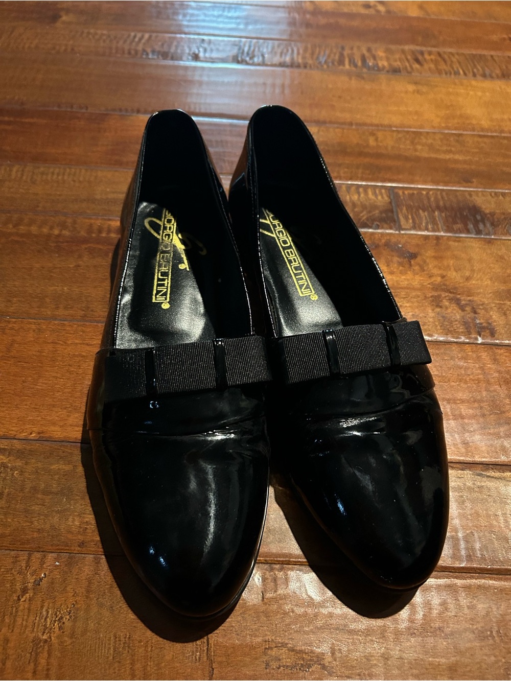 Giorgio Brutini Patent Leather Loafers (sz 10)